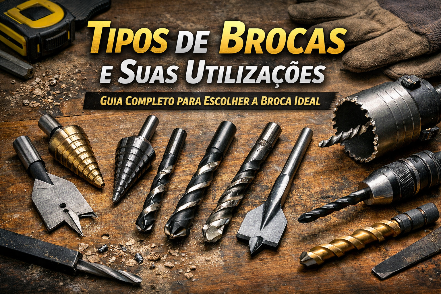 Tipos de Brocas e Suas Utilizações: Guia Completo para Escolher a Broca Ideal